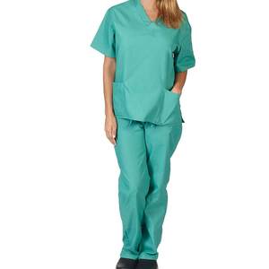 Comfortable Medical Nursing <b>Scrub</b> Jumpsuit Uniform Sets Custom Logo Women Long Sleeve Stretchy Plus Size Fashion <b>Nurse</b> Wear - Product Image 6