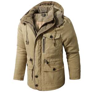 Parka rembourrée pour homme de haute qualité, vente en gros, taille personnalisée, imperméable, respirante, vêtements d'hiver pour homme, service OEM - Product Image 4