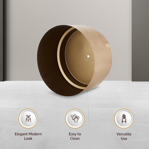Jardinière avec support, en métal durable de qualité, légère, pour décoration intérieure et extérieure, jardin, maison, bureau, style moderne - Product Image 5