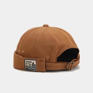 RAO CRAFT EXPORTS Customizable Unisex Outdoor Digital Printed Docker Beanie <b>Cap</b> 6 Panel <b>Brimless</b> Rolled Cuff Side Woven Logo - Product Image 2