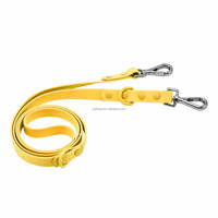 Laisse pour chien imperméable couleur macaron Petkaa, en PVC avec crochet métallique, en stock, vente directe d'usine, faible MOQ, livraison rapide