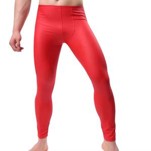 กางเกงเลกกิ้งออกกำลังกายสำหรับผู้ชายกางเกงรัดรูปเล่นกีฬาหลายแผงพิมพ์โลโก้ได้ตามต้องการ - Product Image 1