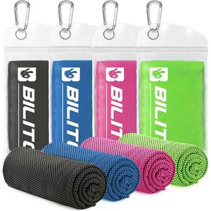 Superfibra morbido traspirante asciugamano sportivo 4 Pack raffreddamento del collo palestra Yoga Fitness esercizio Golf più attività all'aperto senza spedizioni - Product Image 1