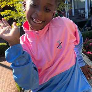 Pull demi-zip Jack & Jill pour jeunes, bicolore, avec logo brodé personnalisé, color block, décontracté, en toile, performance, OEM, vente en gros - Product Image 5