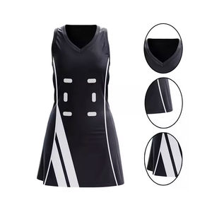 Uniforme de netball personnalisé, short 100% polyester, motifs modernes, qualité fiable, design confortable, joueurs de tous les niveaux, AI-NBU-016 - Product Image 6