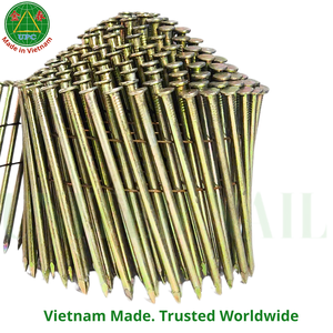 Clavos para Paletas de Alambre de Hierro OEM de 15-16 Grados con Cabeza a Cuadros y Vástago Liso, Hechos en Vietnam |   Clavo en rollo - Product Image 5