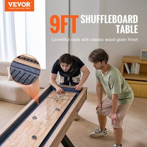 Tavolo da Shuffleboard da 2,7 m per Sale Giochi Familiari, Set Combo 2-in-1 Shuffleboard e Bowling, Giochi da Terra Resistenti ai Graffi per Divertimento - Product Image 2