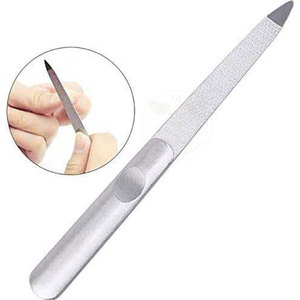 Lime à ongles portable double face en acier inoxydable de qualité professionnelle, personnalisable, QORVEX INSTRUMENTS Luxueuse - Product Image 4