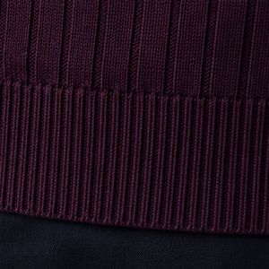 Pull polo côtelé en maille plumé à manches longues, col boutonné, décontracté, doux et chaud pour l'hiver, personnalisable avec logo, vêtement de mode premium pour homme - Product Image 6