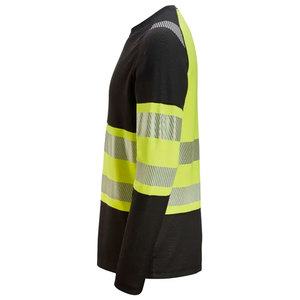 Custom Made High Vis Safety Reflective Construction T-Shirts Outwork High-Visibility Reflector Worker T-Shirts - Product Image 6