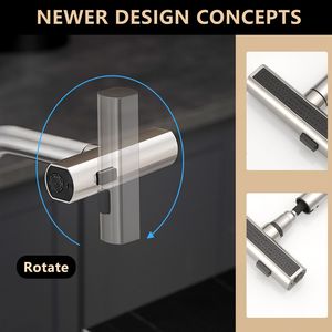 Rubinetto da Cucina Monocomando in Nichel Spazzolato con Doccetta Estraibile - Rubinetti da Cucina Premium - Product Image 5