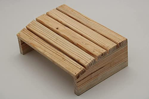 Wooden Footrest Under <b>Desk</b> Ergonomic Foot Rest <b>Stool</b> for Office Chair Computer <b>Desk</b> Home Office Leg Support Platform - Product Image 2