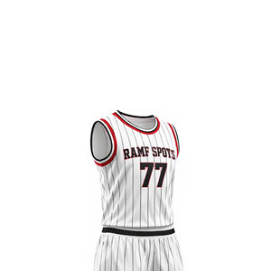 Uniforme de basketball sublimé personnalisé de haute qualité pour équipe et club, grandes tailles, respirant, anti-transpiration, anti-bactérien, séchage rapide - Product Image 6