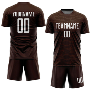 Conjunto de Camisetas de Fútbol Personalizadas al por Mayor, Impresión por Sublimación, Estilo Americano, Unisex, OEM, 100% Poliéster, Secado Rápido, Cierre con Cordón - Product Image 1