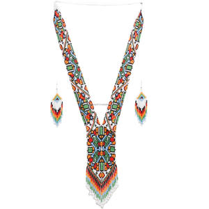 Collar africano/joyería massai/joyería étnica/collar hecho a mano/para mujer/para boda/para regalo/Collar multicolor - Product Image 2