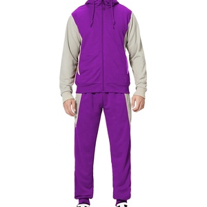 2 Piece Set Logo Custom Color Full Zip Tracksuit Hoodie Jogger Streetwear Men Designer Color Tracksuit Sweater Clothing - Product Image 2