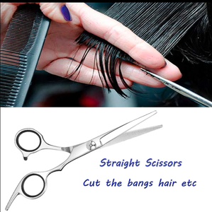 Ciseaux de coiffure professionnels en acier inoxydable 440C, lame tranchante, pour droitiers, manche long, usage en salon - Product Image 6