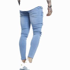 Jeans Ajustados de Alta Calidad para Hombre, Estilo Desgastado, Elásticos, Slim Fit, Casuales - Product Image 4