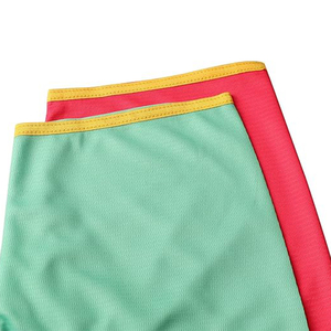 เสื้อเบสบอลแบบยูนิเซ็กซ์ แขนสั้น สีขาวตัดกับสีชมพูและสีเขียวมิ้นท์  ติดกระดุมด้านหน้า  ซับเหงื่อได้ดี สำหรับผู้ใหญ่ - Product Image 5