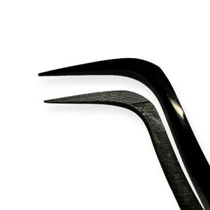 Pinces à cils professionnelles en acier inoxydable, courbées et droites, outils pour extensions de cils, pour les artistes de salon, usage professionnel - Product Image 5