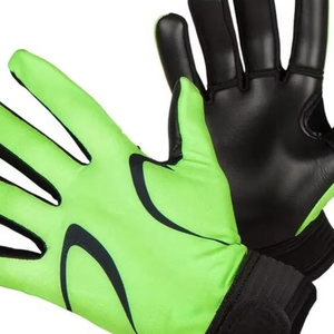 Outdoor Sports <b>Gloves</b> PU Material Non-Slip Design Unisex All Seasons Green and Navy <b>Blue</b> - Product Image 4