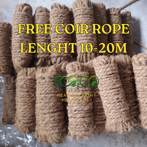 Eco-friendly Coconut Fiber Sun <b>Shade</b> <b>Sail</b> for Garden Patios Deck Rectangular Triangle <b>Shade</b> <b>Sail</b> Eco2go Vietnam - Product Image 3