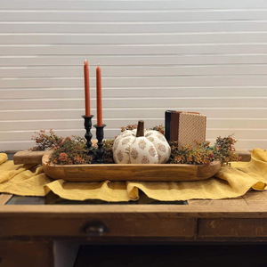 Grand bol à bougies en bois pour la décoration d'événements et de fêtes, prix le plus bas, grands bols en bois pour la pâte. - Product Image 3