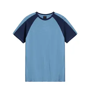 Op Maat Gemaakte Kortingsprijs Mannen Casual 2 Kleuren Tshirt Best Verkopende Streetstyle Heren Casual T-Shirt Oem Odm 2024 Bulkhoeveelheid