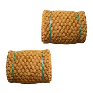 Tapete de Fibra de Coco Tejido a Mano, 100% Coco, 1mx10mx35mm, para Infraestructura Verde y Desarrollo de Terrenos, Superventas - Product Image 1