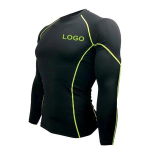 Rashguard de BJJ Negro sin Gi, de Manga Larga, Transpirable, Anti-UV, de Secado Rápido, con Diseño de Logotipo Personalizado OEM, Novedad 2026, Venta al por Mayor - Product Image 3