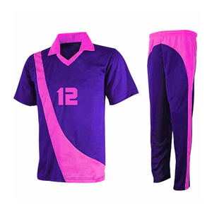 Uniforme de cricket unisexe 100 % polyester respirant à manches courtes avec chemise et t-shirt, ensembles de golf en gros - Product Image 1