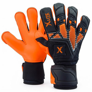 Gants d'entraînement en cuir respirant antidérapants à doigts complets avec sangle de poignet réglable pour la maîtrise du gardien de but - Product Image 1