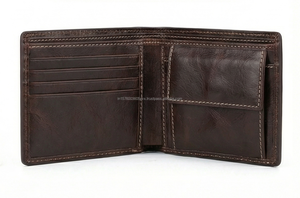 Genuine Leather Bifold <b>Wallet</b> <b>Men</b> Hand Tooled Leather <b>Wallet</b> Vintage Hair On Card Holder <b>RFID</b> DAILY use Rodeo <b>Wallet</b> - Product Image 6