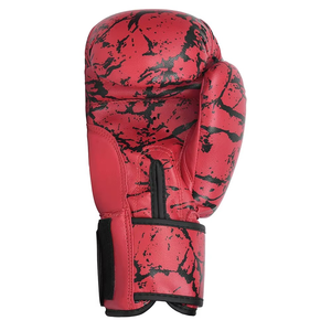 Gants de boxe professionnels en cuir de vachette véritable, couleur blanche, pour entraînement et combat, à lacets, avec logo personnalisé - Product Image 6