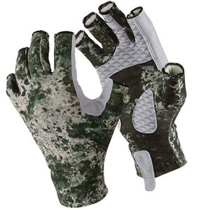 Gants de pêche unisexes demi-doigts en Spandex UPF50+ anti-UV, antidérapants et respirants pour sports nautiques en extérieur, gants rembourrés 2026 - Product Image 2