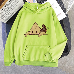 Sudaderas con capucha para mujer, nuevas sudaderas con estampado de dibujos animados de calidad, 2 sudaderas para otoño e invierno, sudadera Harajuku Kawaii, ropa de lana de manga larga - Product Image 4