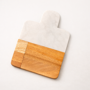 Planche à découper personnalisée en bois et marbre, compatible lave-vaisselle, artisanale, design créatif, pour usage en cuisine - Product Image 3