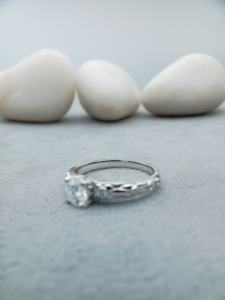 Joyería de Lujo para Mujer, Oro Sólido de 14K, 2 Quilates, Diamante Cultivado en Laboratorio con Corte Clásico VVS/VS EF, Certificado IGI, para Bodas y Fiestas - Product Image 5