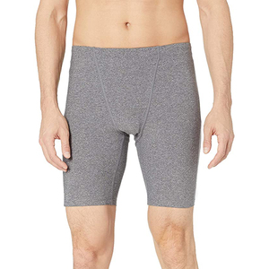 Shorts de fitness pour hommes avec logo personnalisé, respirants, faible MOQ, sur mesure, en spandex et polyester. - Product Image 3