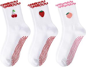 Embroidered <b>socks</b>, anti-slip <b>socks</b>, <b>grip</b> <b>socks</b> are yoga <b>socks</b> and Pilates <b>socks</b> for women Ankle <b>socks</b> - Product Image 1