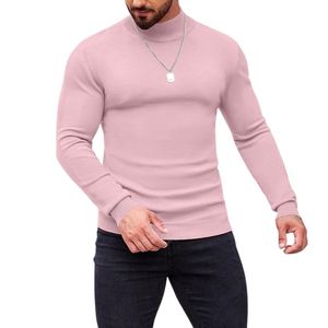 Custom Men's Beige Mock Neck Sweatshirt Slim <b>Long</b> <b>Sleeve</b> Pullover Casual High Collar Basic Everyday <b>Top</b> - Product Image 6