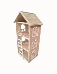 Casa de juguete de ratán de nuevo diseño, hecha en Vietnam, para niños, al mejor precio. - Product Image 2