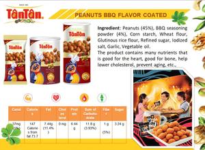 Tan Tan Brand OEM Flavour Coated BBQ Dried Wholesale Peanut Snacks with <b>Wheat</b> Flour and BBQ Seasoning Powder Vietnam Made - Product Image 5