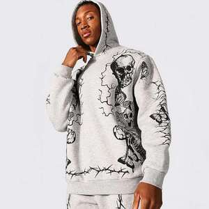 OEM Custom Men 460 GSM 100% French Terry Tracksuit <b>Set</b> Regular Fit Winter Heavyweight Cotton Tracksuit Manufacturer - Product Image 2