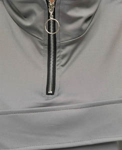 Venta al por mayor de algodón señoras en blanco gimnasio manga larga chándal Tops sudadera de mujer logotipo personalizado diseño Sudadera con capucha para las señoras - Product Image 6