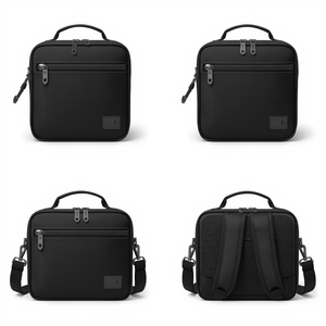 Bolsa Organizadora Compacta Premium, Doble Cierre, Correa de Hombro Ajustable, Resistente al Agua, Poliéster/Nailon - Product Image 4