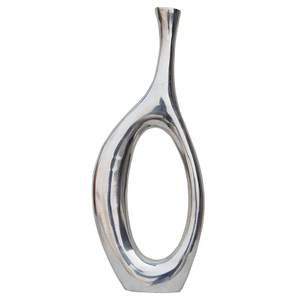แจกันดอกไม้อลูมิเนียมคุณภาพสูง พร้อมเคลือบเงา สำหรับตกแต่งโต๊ะ แจกันโลหะสำหรับตกแต่งบ้าน - Product Image 3