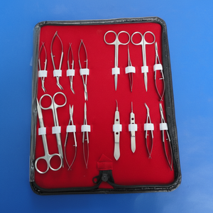 Juego de 17 Piezas de Tijeras Oftálmicas para Cirugía Ocular Microquirúrgica - Product Image 1
