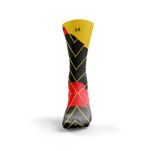 Custom Knitted High Crew Yoga Sports <b>Socks</b> Cotton Spandex <b>Polyester</b> Blend Antibacterial Breathable Eco Friendly Sweat Absorbent - Product Image 2