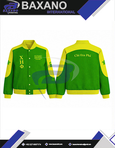 เสื้อแจ็คเก็ตผ้าทวิลล์คอตตอนสไตล์นักแข่งของชมรมชีเอต้าฟี พร้อมโลโก้แบบกำหนดเอง เสื้อผ้าสไตล์กรีก คอตั้ง และเสื้อแจ็คเก็ตนักแข่งแบบคัลเลอร์บล็อก - Product Image 4